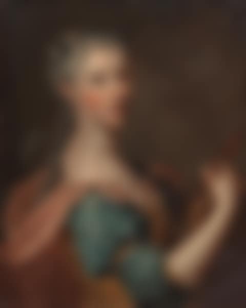 Portrait of a lady, half-length, as Music (preview)