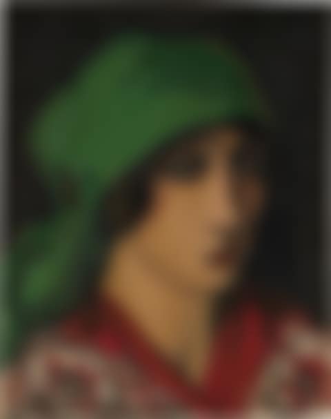 Ruth with Green Headcloth (Red Lips) (preview)