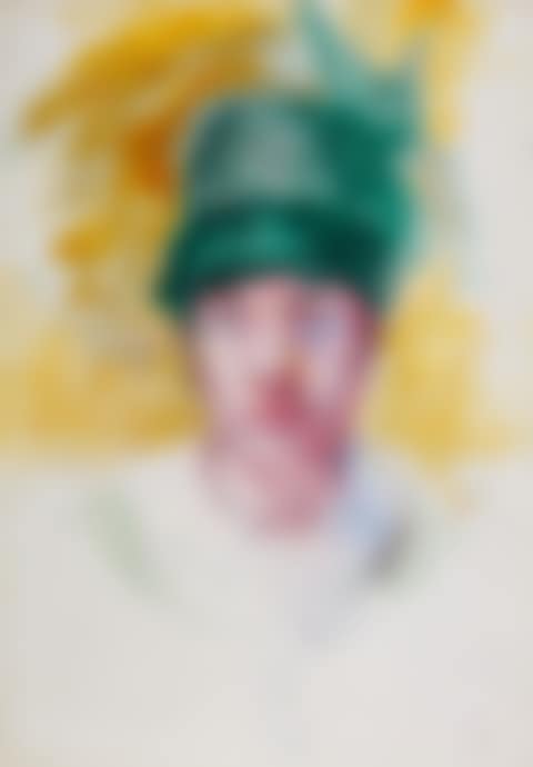 Sketch for 'Young Woman in a Small Winged Hat Holding a Cat' (preview)