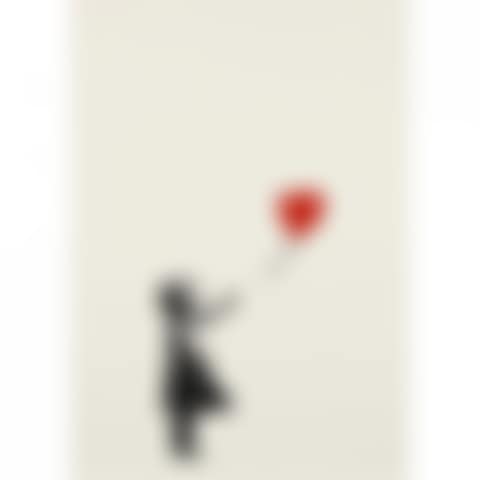 GIRL WITH BALLON (RED) (REPRODUCTION) (preview)