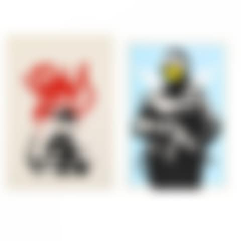 (1)GANGSTA RAT (2)SMILEY POLICE TROOPER 2WORKS (preview)