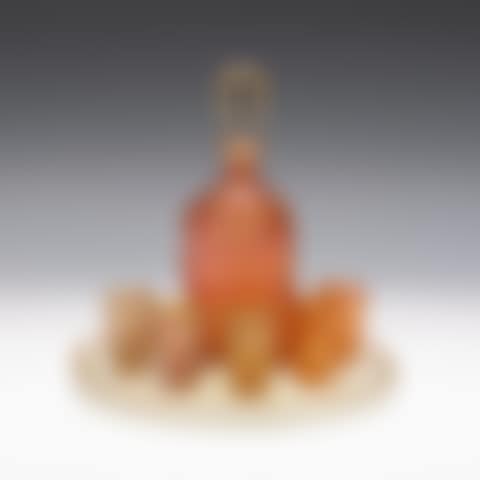 FLOWER PATTERN LIQUEUR SET 7 POINTS (preview)