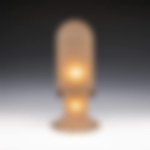 ART DECO STYLE WHITE TABLE LAMP (preview)