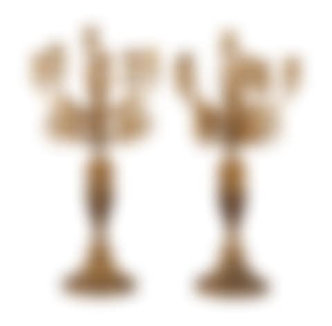 A Pair of French Gilt Bronze Six-Light Candelabra (preview)