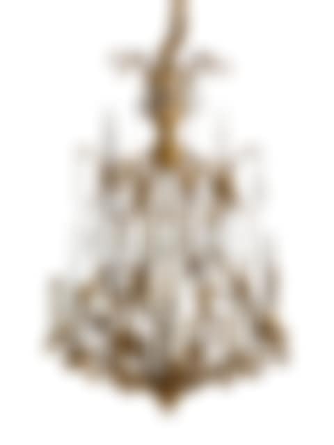 A French Gilt Metal and Glass Eight-Light Chandelier (preview)