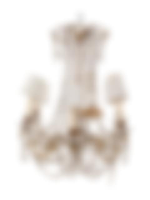 A French Gilt Metal and Cut Glass Six-Light Chandelier (preview)