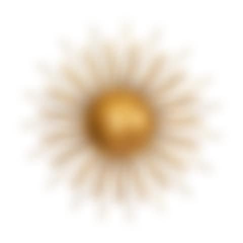 A Gilt Metal Sunburst Ceiling Fixture (preview)