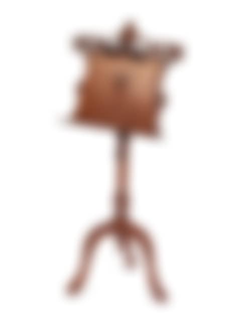 An Art Nouveau Style Carved Walnut Music Stand (preview)