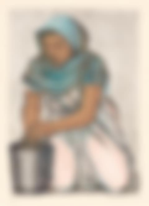 Mujer Lavando el Piso (preview)