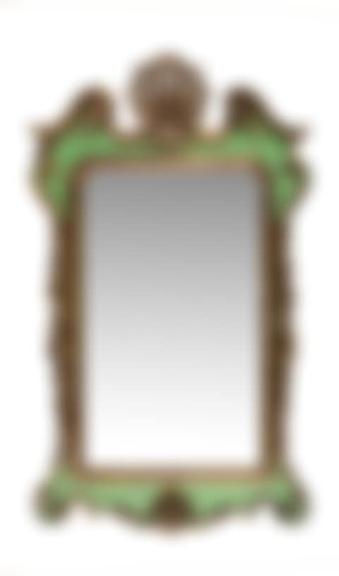 A George III Style Painted and Parcel Gilt Mirror (preview)