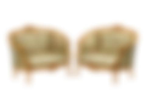 A Pair of Louis XV Style Giltwood Sofas (preview)