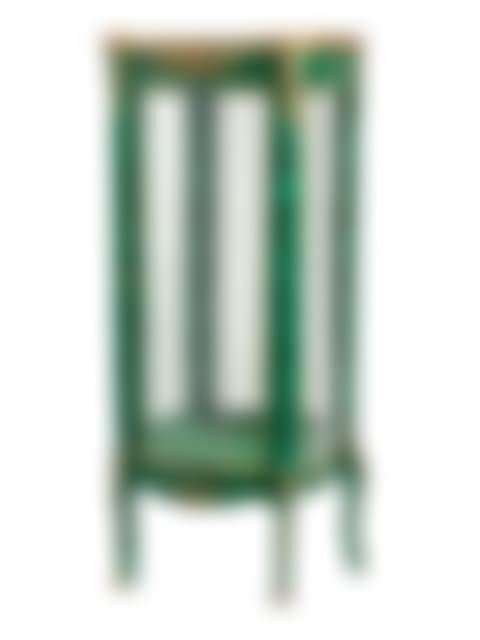 A Louis XV/XVI Transitional Style Gilt Bronze Mounted Malachite Vitrine Cabinet (preview)