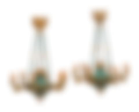 A Pair of Empire Style Seven-Light Chandeliers (preview)