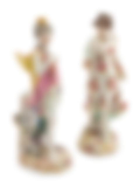 A Pair of Continental Porcelain Figures (preview)