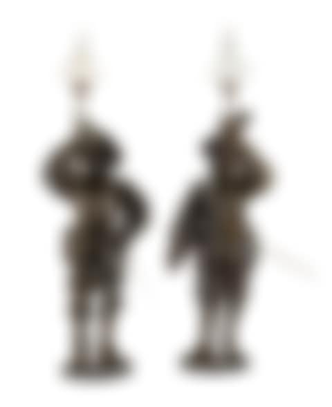 A Pair of Cast Metal Figural Torchères (preview)