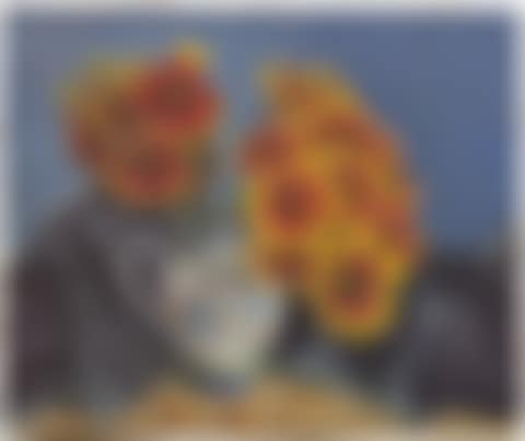 Nature morte florale avec dahlias (preview)
