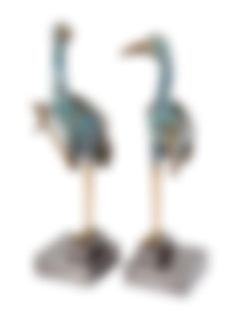 A Pair of Cloisonné Models of Cranes (preview)