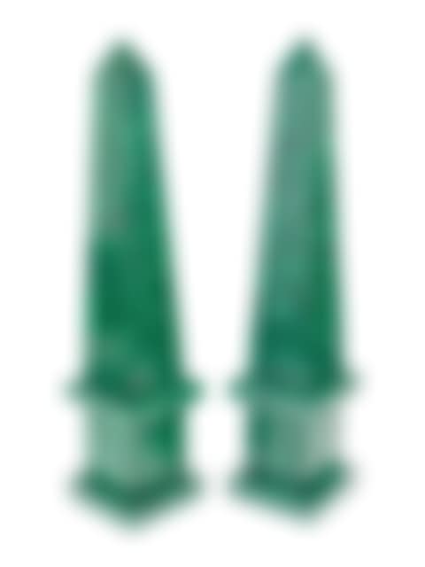 A Pair of Monumental Malachite Veneered Obelisks (preview)