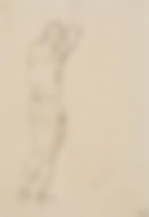 Standing Nude; ; Nude (verso) (preview)