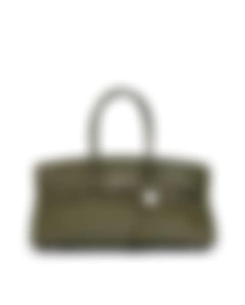 Hermès: Olive Green Shoulder Birkin With Palladium Hardware (preview)