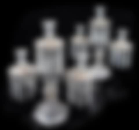 A Pair of American Molded and Cut Glass Three-Light Candelabra (preview)