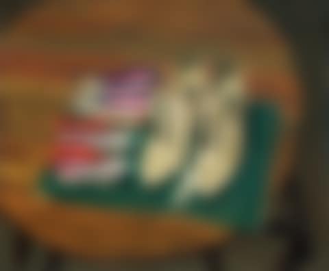 Lotus Shoes on a Table (preview)
