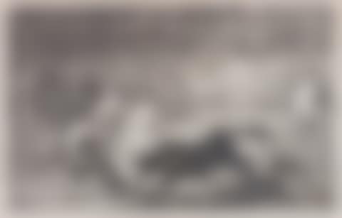 Bull with Fighter on Horseback (preview)