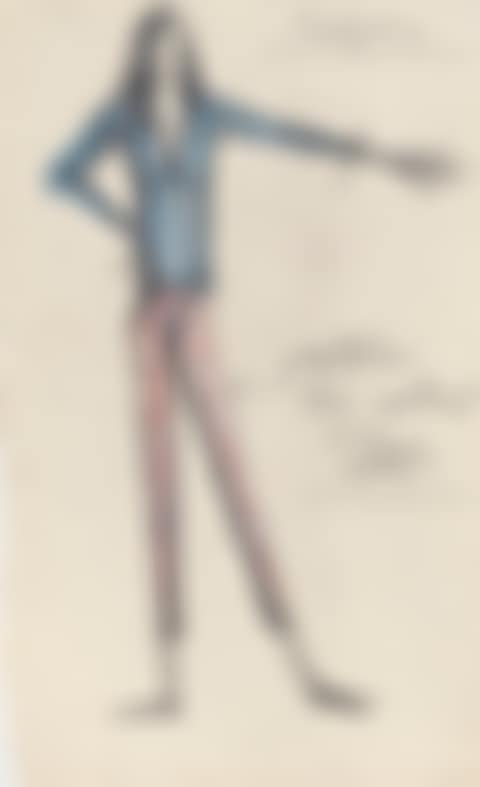 Sagouins, maquette de costume pour "Patron" (preview)