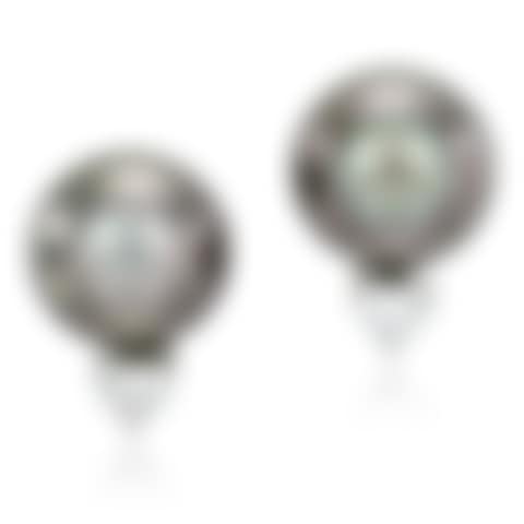 Pair of cultured pearl and diamond ear clips (preview)