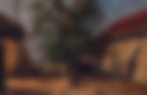 Feeding chickens in farmyard (preview)