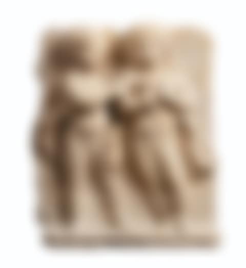 Marble relief representing two Putti (preview)