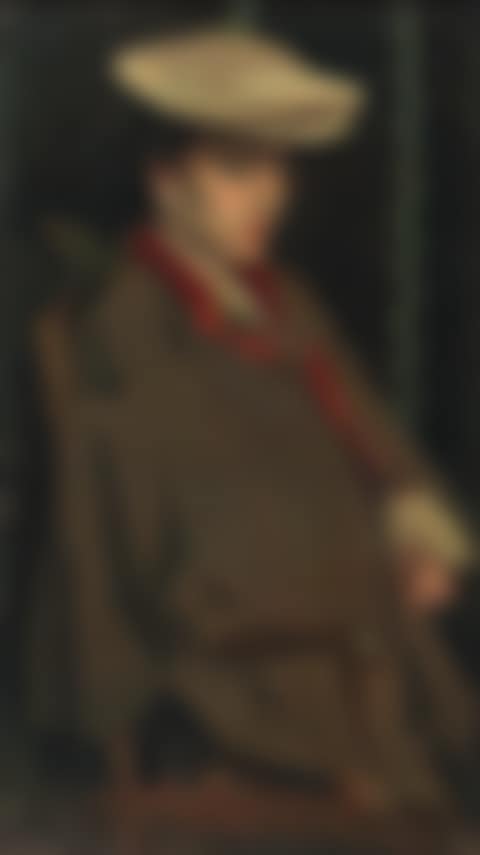 Young woman with hat (preview)