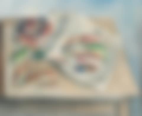 Still life with fish on table (preview)