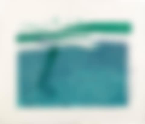 Water made of lines, green wash and light blue wash (preview)