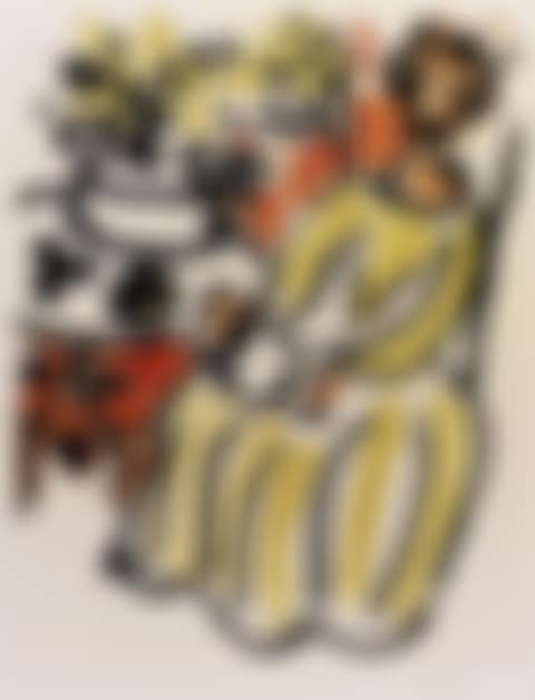Marie-Jose en robe jaune (preview)