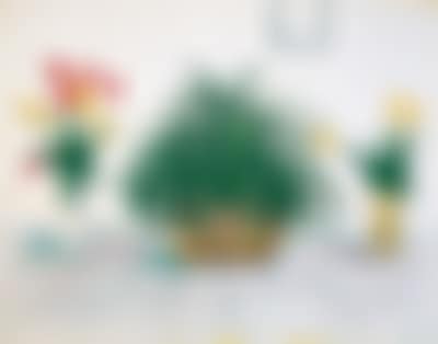 Two vases of cut flowers and a liriope plant (preview)
