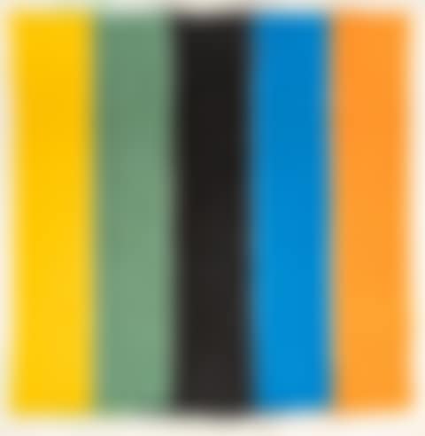 Colored Paper Image XIII (Yellow Green Black Blue Orange) (preview)