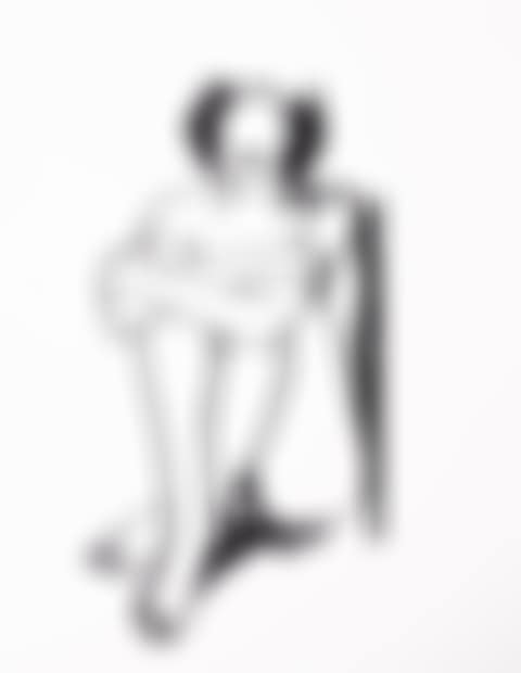 Monica Sitting by the Wall (preview)