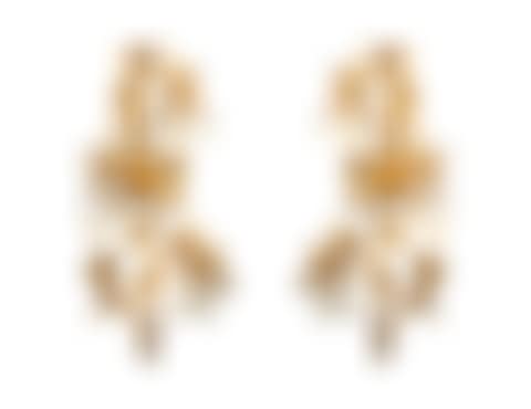 A Pair of Italian Gilt Tole Seven-Light Sconces (preview)