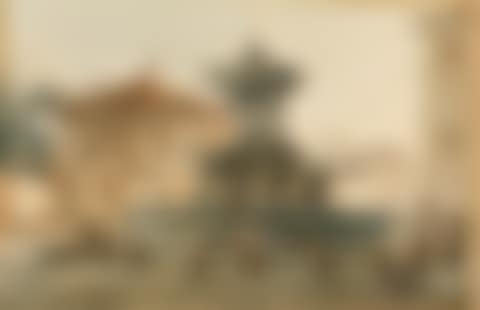 Fountain of Piazza Santa Maria in Cosmedin with Temple of Cybele (preview)