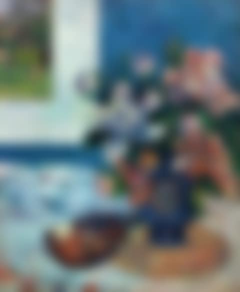 Nature morte avec pivoines de chine et mandoline (preview)