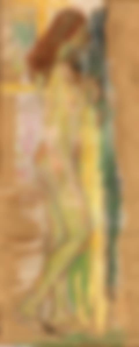 Standing nude with red hair (preview)