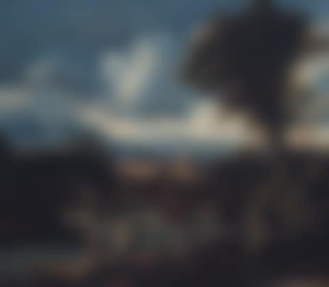 River landscape with peasants on track (preview)