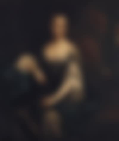Portrait of Lady Lowther in grey dress and blue shawl (preview)