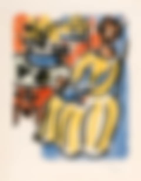 Marie-Jose en robe jaune (preview)