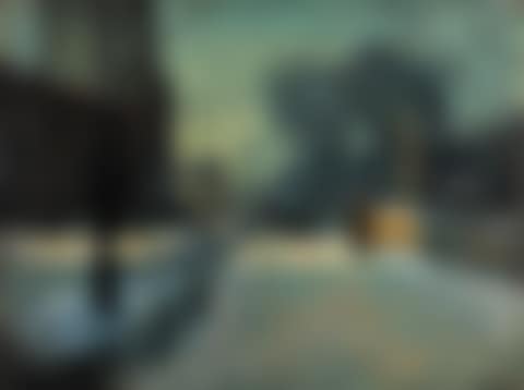 Winter twilight along Central Park (preview)