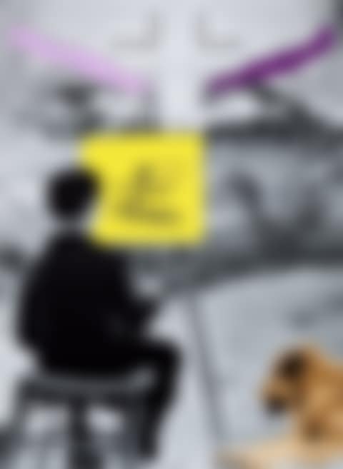 Raised Eyebrows/Furrowed Foreheads: Painting, Person, Dog (Maquette) (preview)