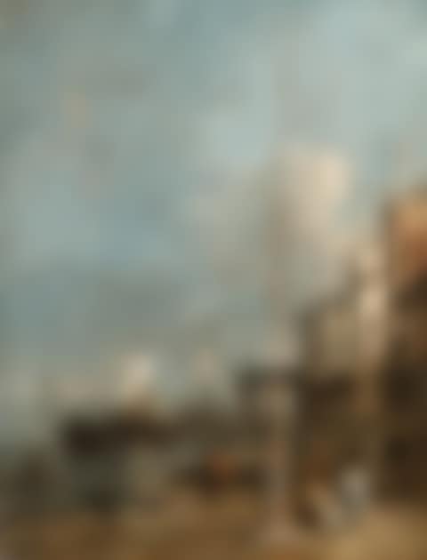 Architectural capriccio with a Tempietto and a Campiello (preview)