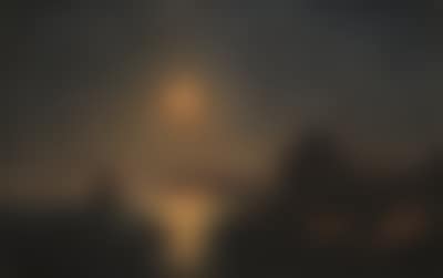 Moonlit view of the Bosphorus looking towards Seraglio point (preview)