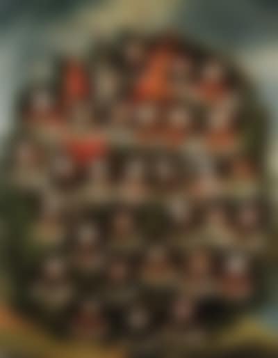 Genealogical tree of the first thirty Ottoman Sultans (preview)